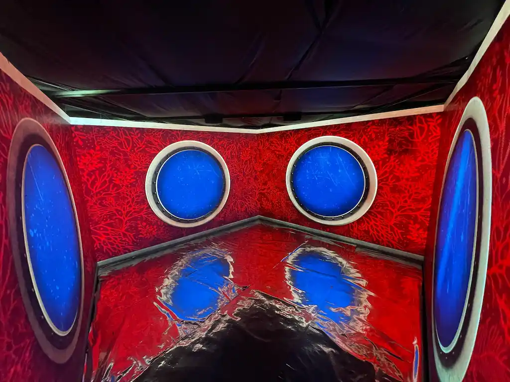 LED visuals and stage setup